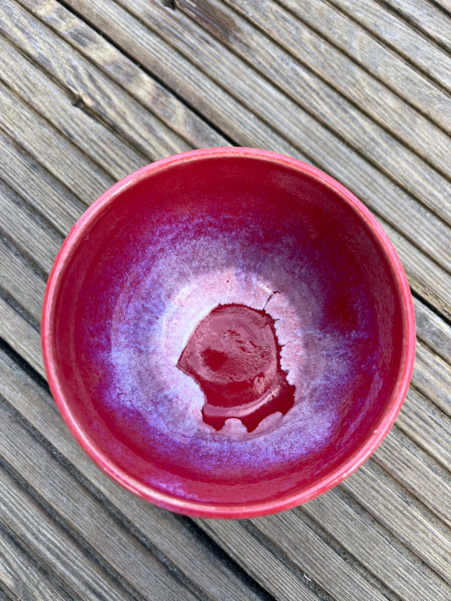 Katzenbecher Leo Rot