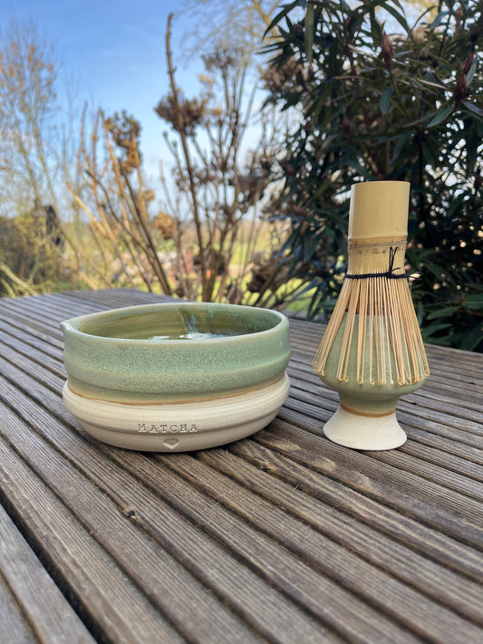 Matcha Set Grüne Aue