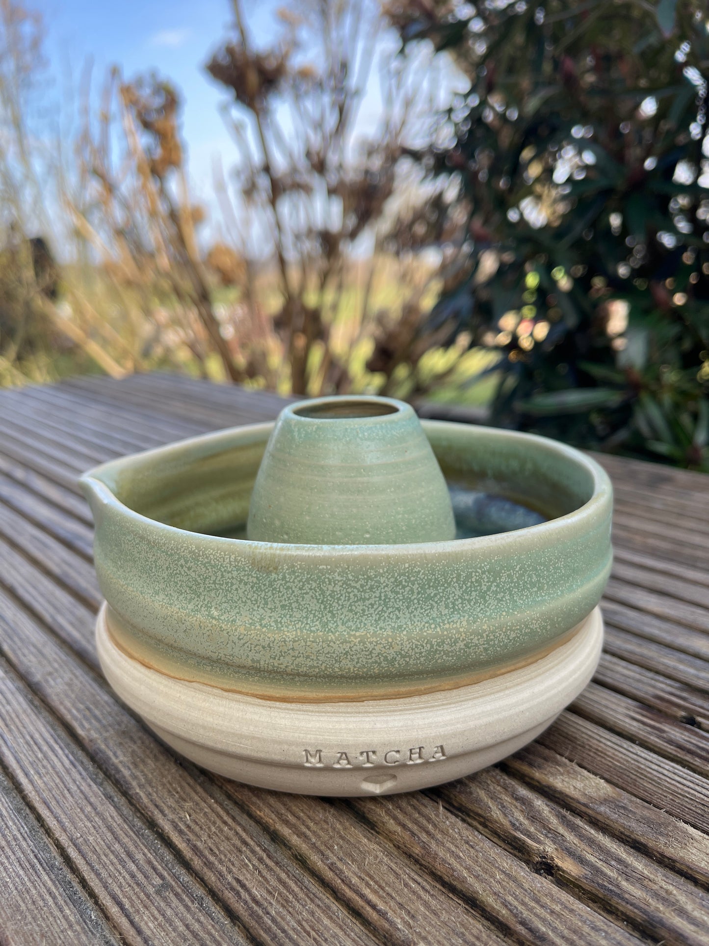 Matcha Set Grüne Aue